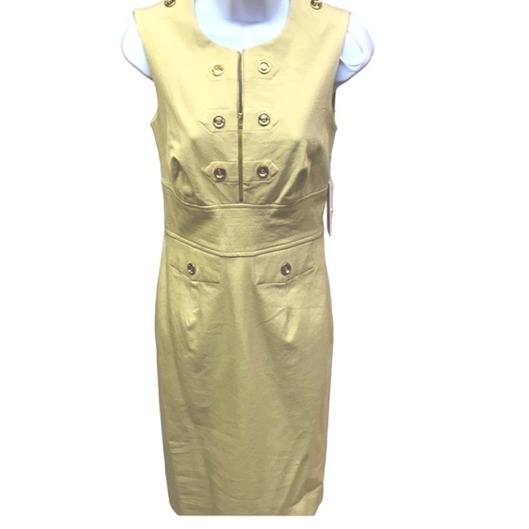 Julia Jordan Dress Tan - Picture 1 of 4